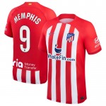 Günstige Fußballtrikots Atlético Madrid Memphis 9 Heimtrikot 2023-24 Kurzarm